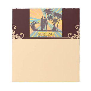 Bloco De Notas Surfer Dude Notepad