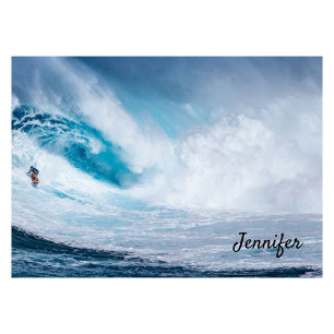 Bloco De Notas Surfs Up Surfboard DIY Name Home Office