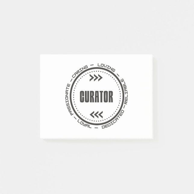 Bloco De Notas Surpreendente Curador (Frente)
