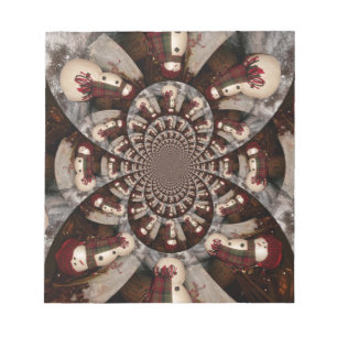 Bloco De Notas Surpreendente Snowman