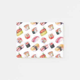 Bloco De Notas Sushi-comida japonês e nigiri