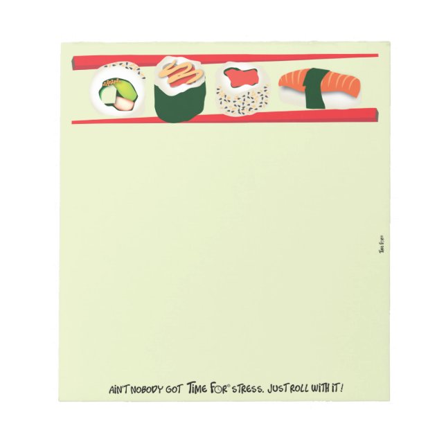 Bloco De Notas Sushi Notepad (Frente)