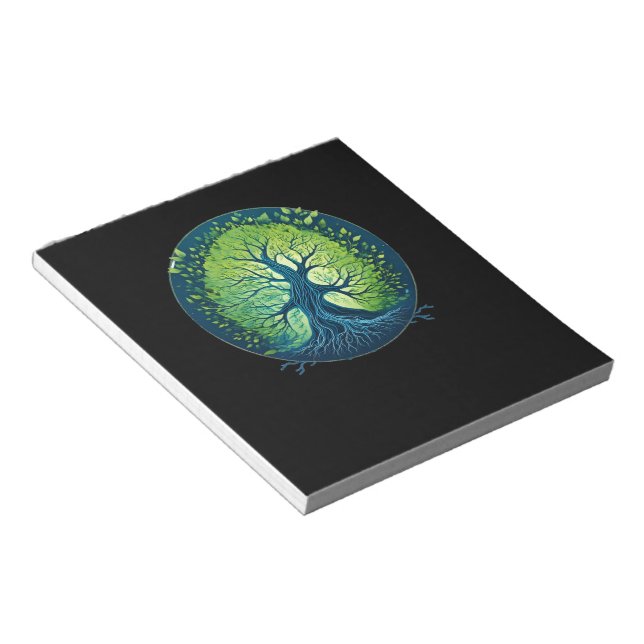 Bloco De Notas Sussuros do Vento: A Essência da Árvore (Inclinado)