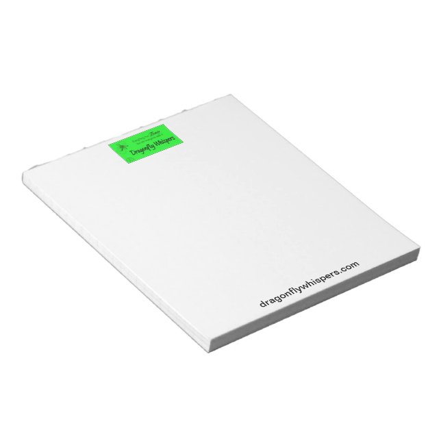 Bloco De Notas Sussurros de Dragonfly (Inclinado)