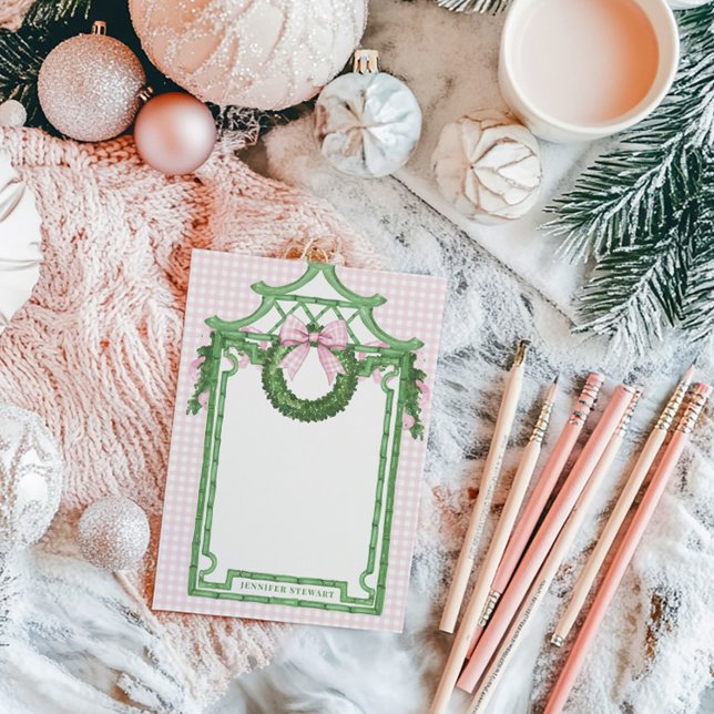 Bloco De Notas Swag Evergreen do Grande Milênio com Monograma (Criador carregado)