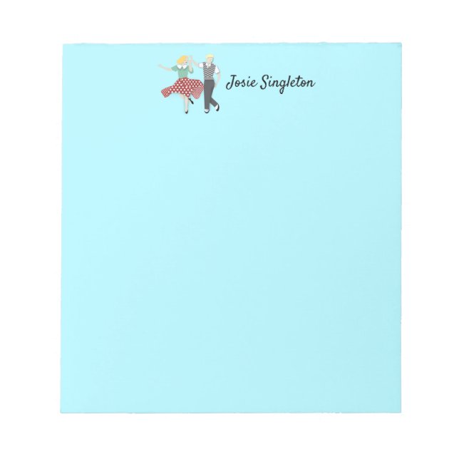 Bloco De Notas Swing Dance (Frente)