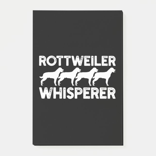 Bloco De Notas T-Shirt Rottweiler (Frente)