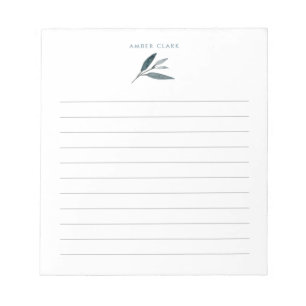 Bloco De Notas Tabagismo Botânico Vinculado