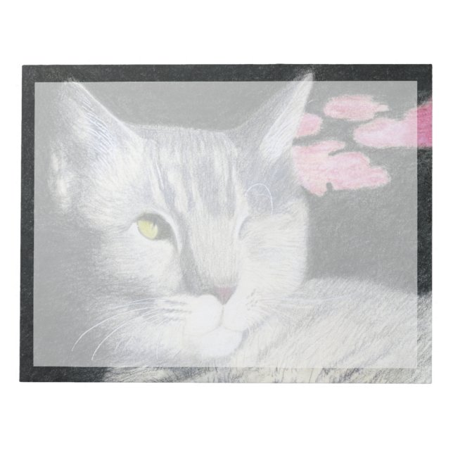 Bloco De Notas Tabby Cat (Frente)