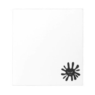 Bloco De Notas Tabuleiro de Pintura Preta Irritado Personalizado