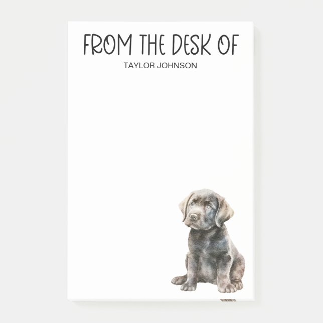 Bloco De Notas Tampa do laboratório preto (Frente)