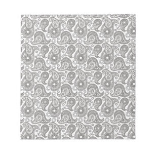Bloco De Notas Tangerine Black Paisley