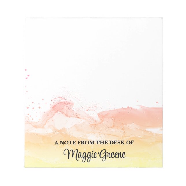 Bloco De Notas Tangerine Dream Pageant Stationery Small Notepad (Frente)
