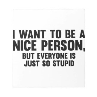 Bloco De Notas Tão Estúpido