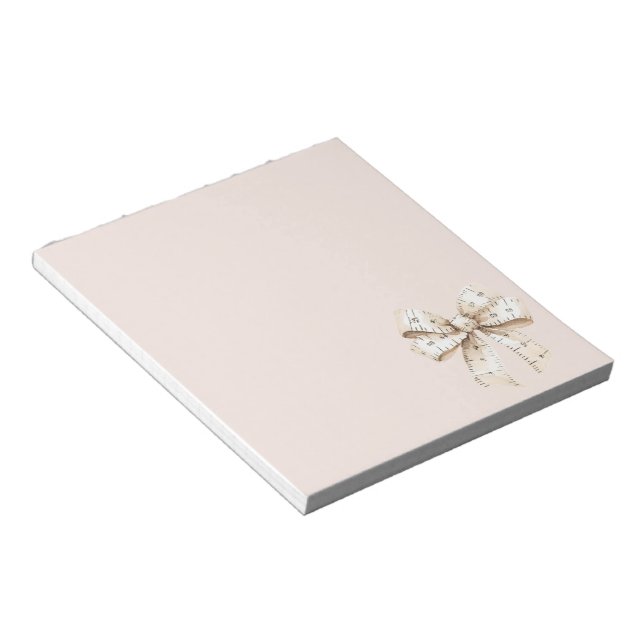 Bloco De Notas Tape Measure Bow (Inclinado)