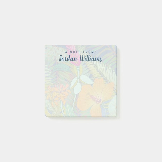 Bloco De Notas Tapeçaria Tropical II (Frente)