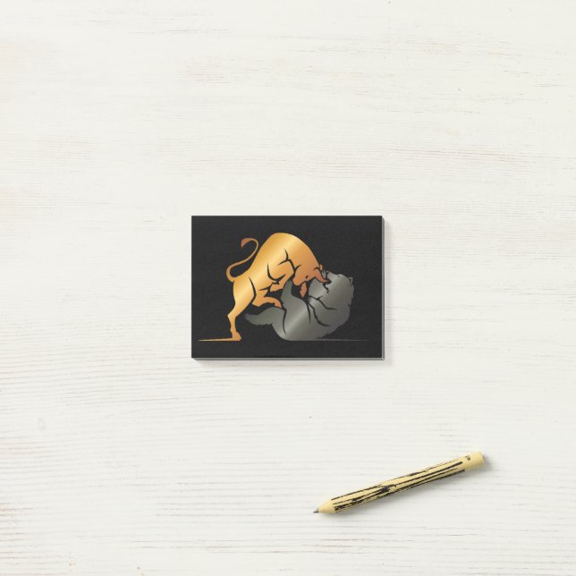 Bloco De Notas Tarifa de negociação do mercado de ações para a Bu (Na mesa)