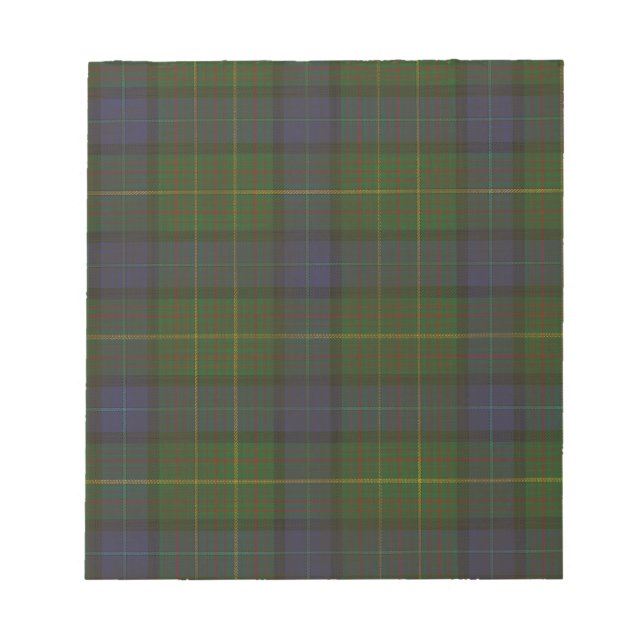 Bloco De Notas Tartan do Estado da Califórnia (Frente)
