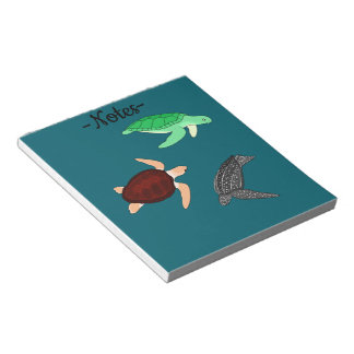 Bloco De Notas Tartarugas Marinhas