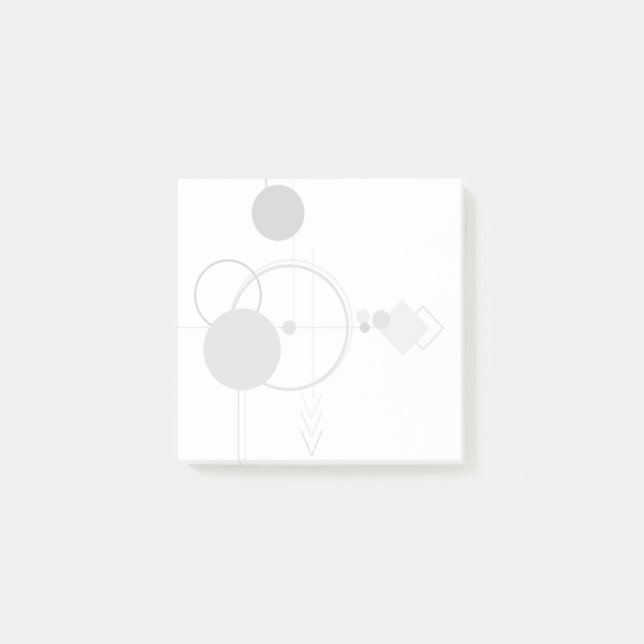 Bloco De Notas Tattoos Modern Art Deco | Minimalismo monocromátic (Frente)