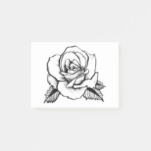 Bloco De Notas tatuagem cor-de-rosa