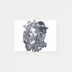Bloco De Notas Tatuagem no estilo chicano