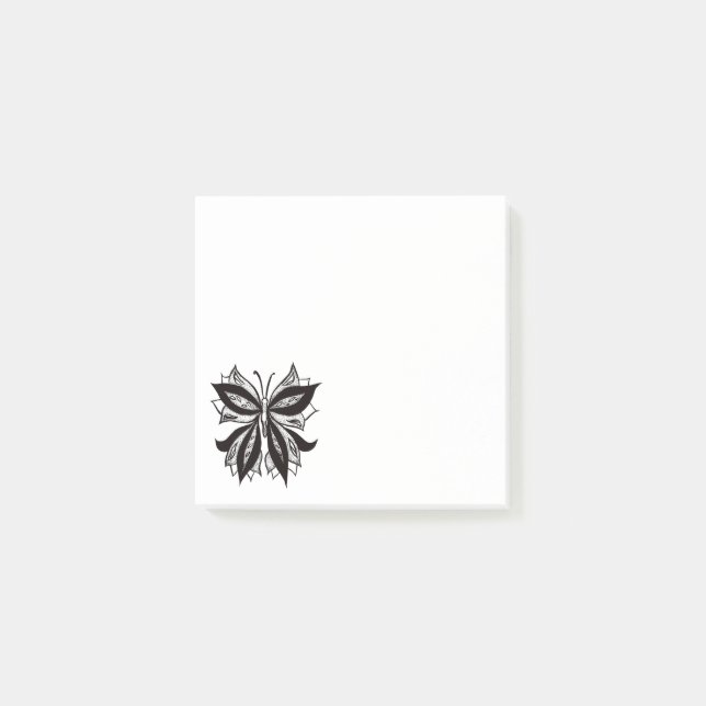 Bloco De Notas Tatuagem Tribal A Preto E Branco (Frente)