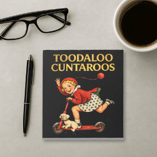 Bloco De Notas Tchau Cuntaroos Humor Sarcástico Retrô Divertido