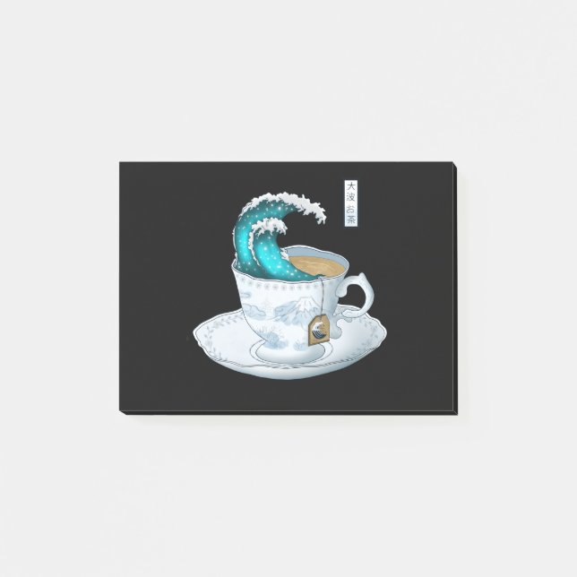 Bloco De Notas Tea Excelente Wave Off Kanagawa (Frente)