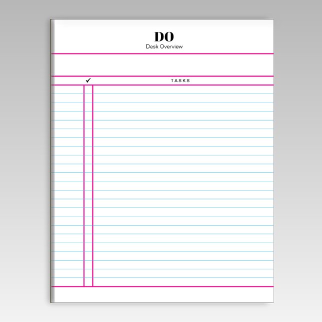 Bloco De Notas Teacher Monogram Daily To Do List Notepad (Criador carregado)