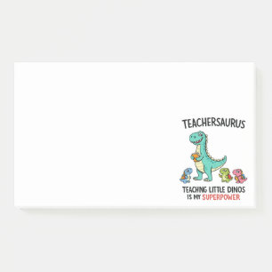Bloco De Notas Teachersaurus humor de professor com pequenos dino