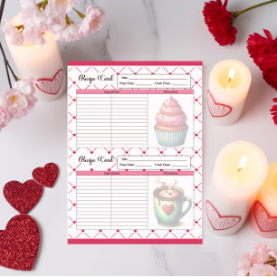 Bloco De Notas Teacup Cuties_ Cartões de receita