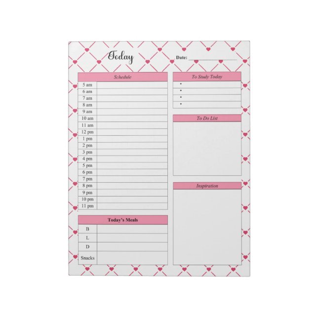 Bloco De Notas Teacup Cuties_ Hoje (Invertido)