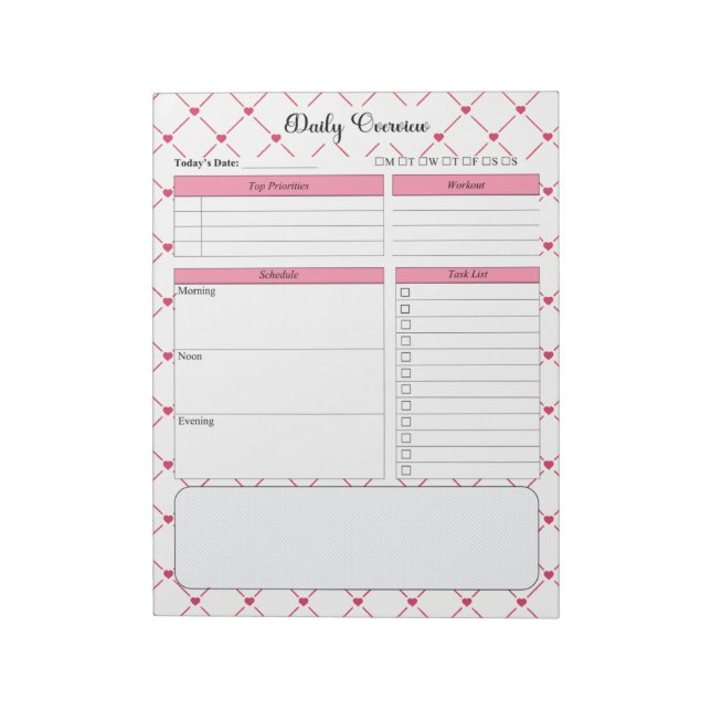 Bloco De Notas Teacup Cuties _ Planejador Diário (Invertido)