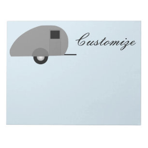 Bloco De Notas Teardrop Trailer Minúsculo Thunder_Cove
