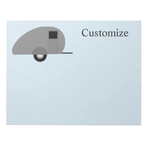 Bloco De Notas Teardrop Trailer Minúsculo Thunder_Cove