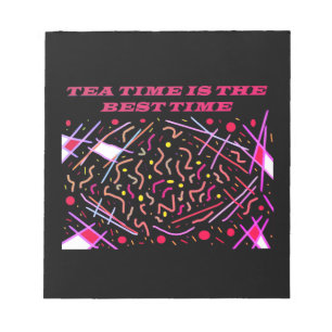 Bloco De Notas Teatime é o melhor momento da arte design