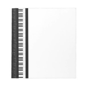 Bloco De Notas Teclado de piano