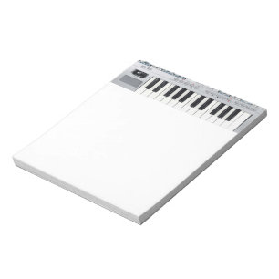 Bloco De Notas Teclado eletrônico