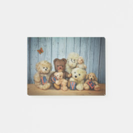 Bloco De Notas Teddy com amigos
