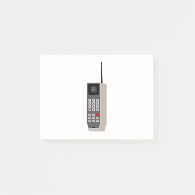 Bloco De Notas Telefone celular Retroativo (Frente)