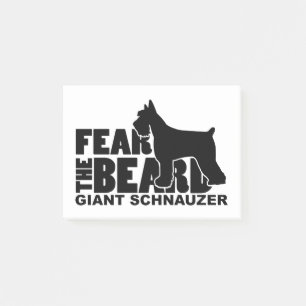 Bloco De Notas Tema a barba - Schnauzer gigante