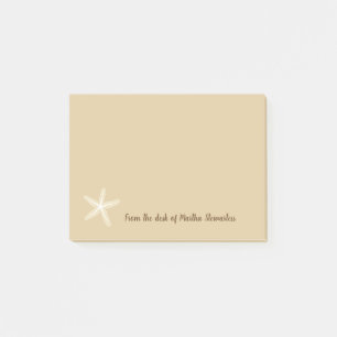Bloco De Notas Tema da estrela do mar da praia