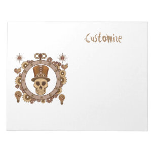 Bloco De Notas Tema Steampunk Top Hull Thunder_Cove