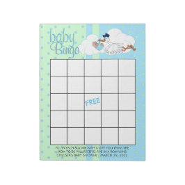 Bloco De Notas Tempestade com um menino bonito - Bingo