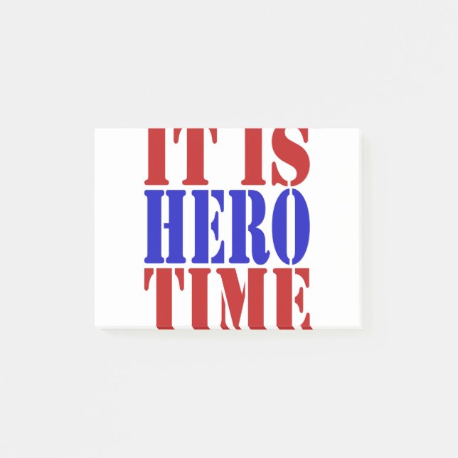 Bloco De Notas Tempo do herói (Frente)