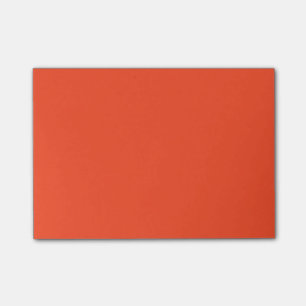 Bloco De Notas Tendência de Cor Puffins Bill Orange Bright Red 2