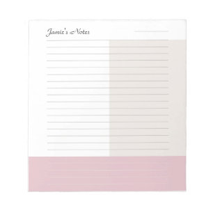 Bloco De Notas Tendy Simple Colorblock