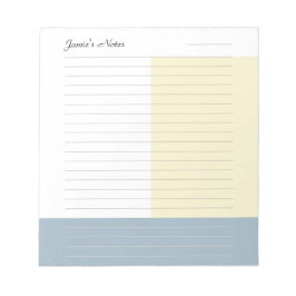 Bloco De Notas Tendy Simple Colorblock