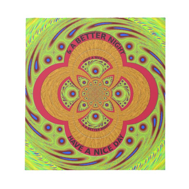 Bloco De Notas Tenha um belo dia (Frente)